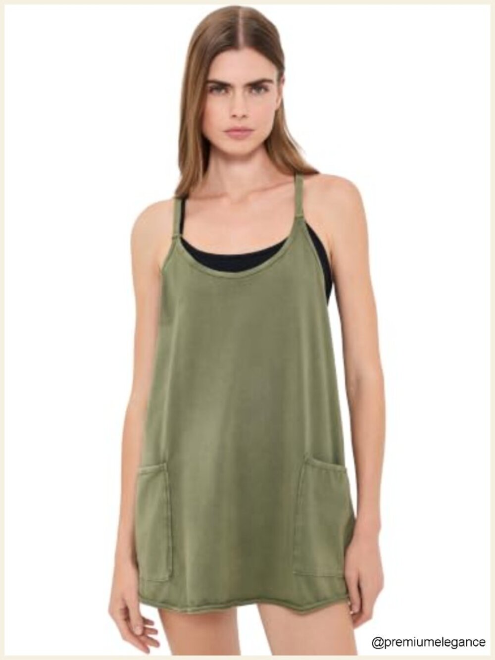 FP Movement Hot Shot Mini Dress Lightweight Stretch Jersey Racerback